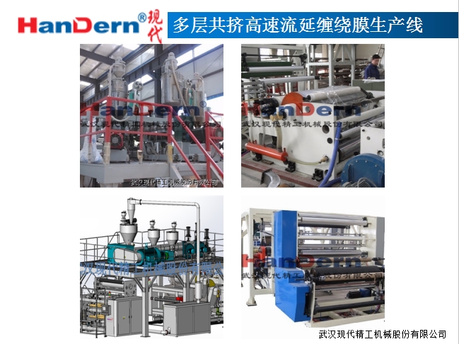 多層共擠高速流延纏繞膜生產線 1