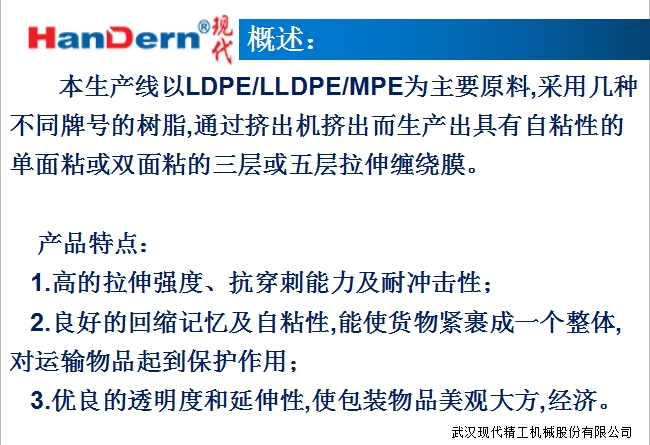 多層共擠高速流延纏繞膜生產線 2