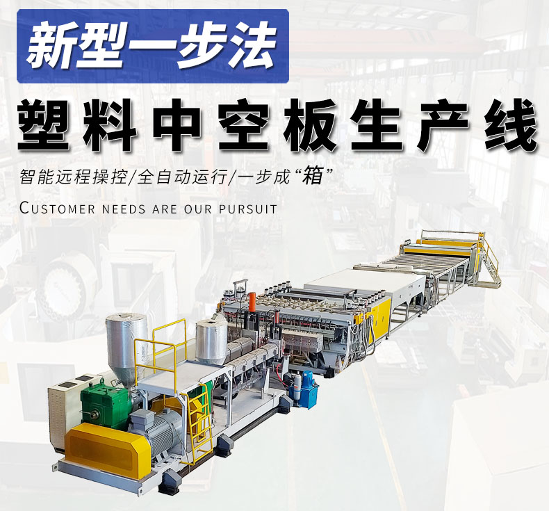 粉料一步法中空板生產線設備