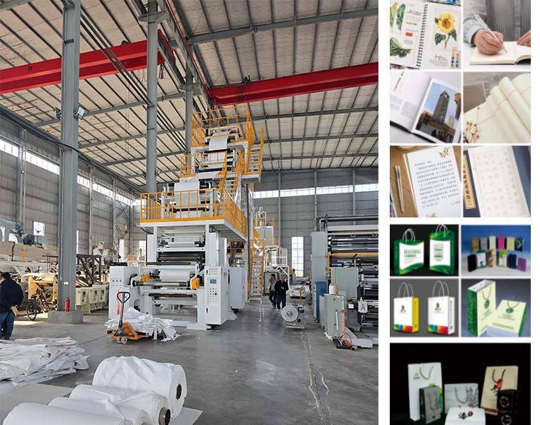 石頭紙生產線及其成品